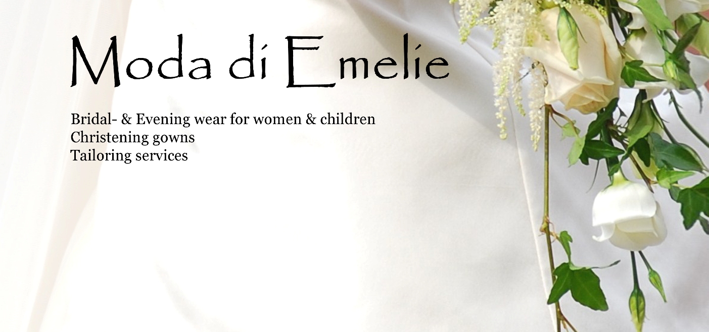 skräddarsydd brudklänning i Varberg - Moda di Emelie